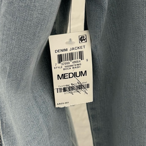 Max Jeans Black Onyx Denim Silver Stud Jacket - Picture 8 of 8